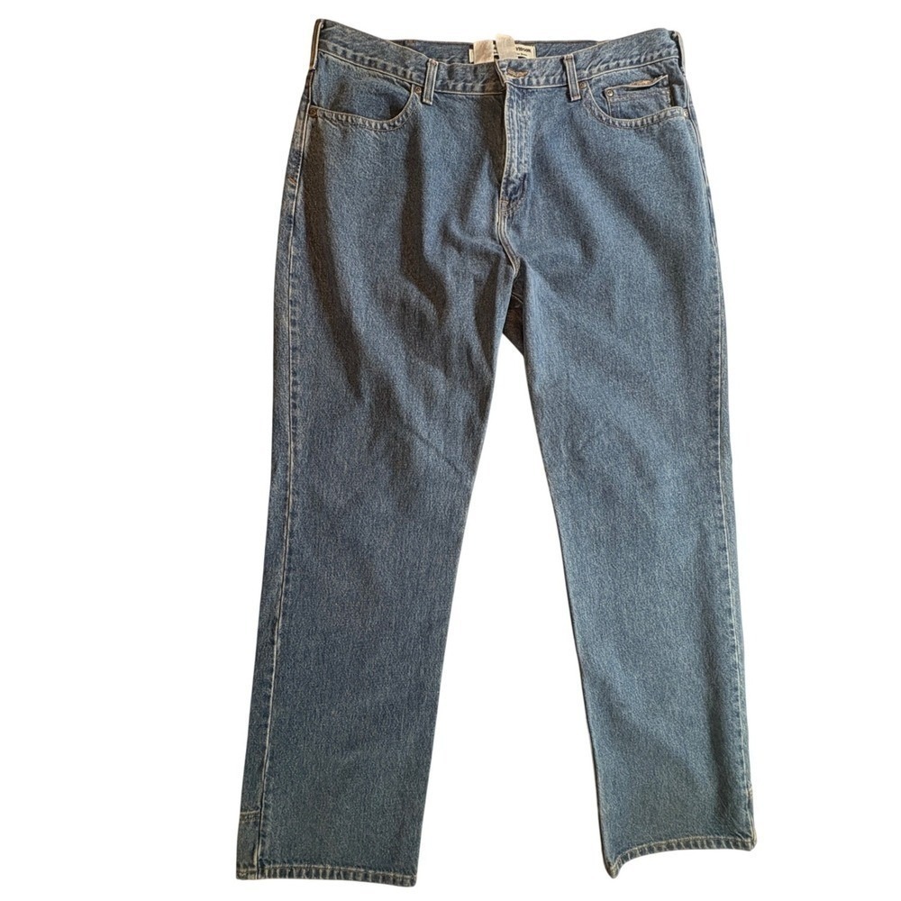 Harley-Davidson Jeans Mens 40x34 Blue Straight Leg Cotton Biker Denim Riding